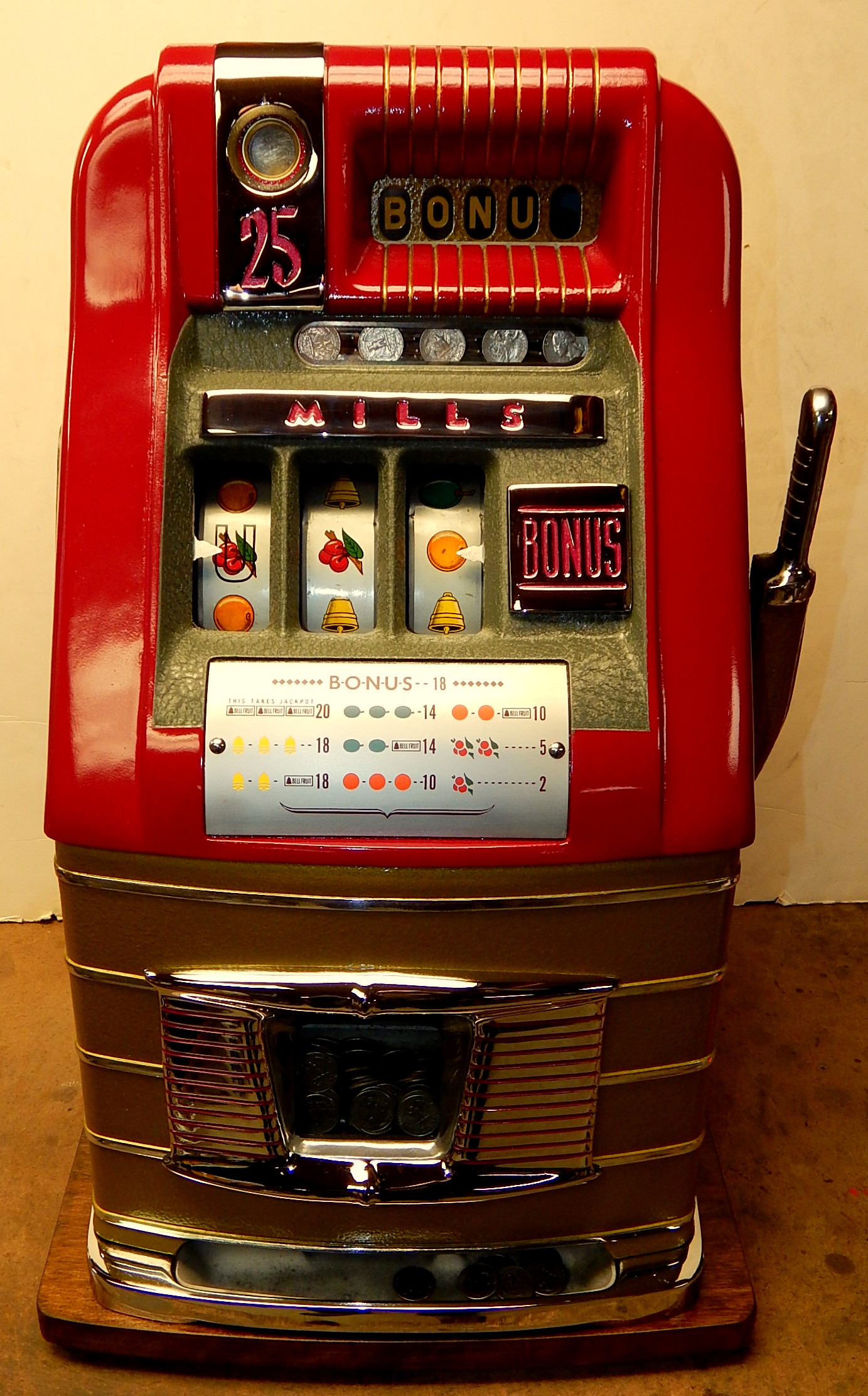 Antique Slot Machines For Sale Used Coin Operated Antique Slot Machine 